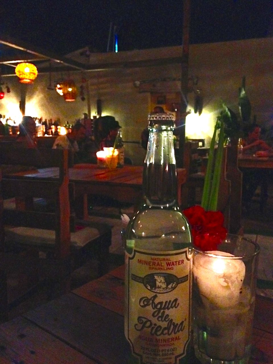 Dinner at a cute Argentinian Restaurant in Tulum Mexico