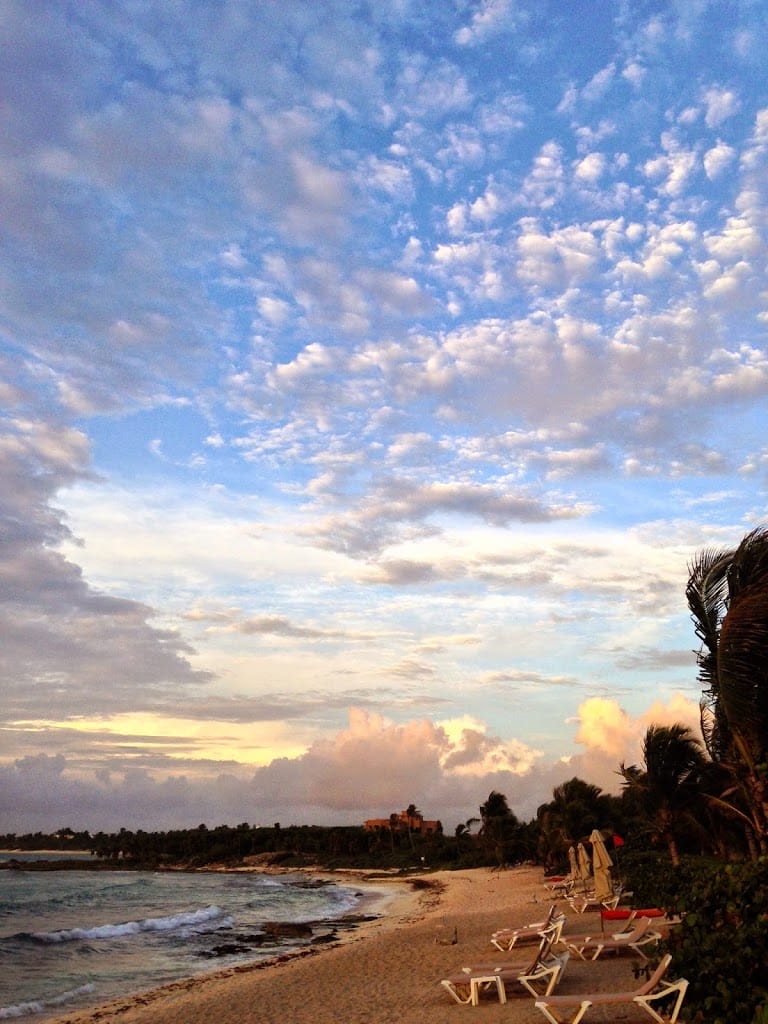 Gorgeous Sunrise in Akumal, Tulum - Mexico