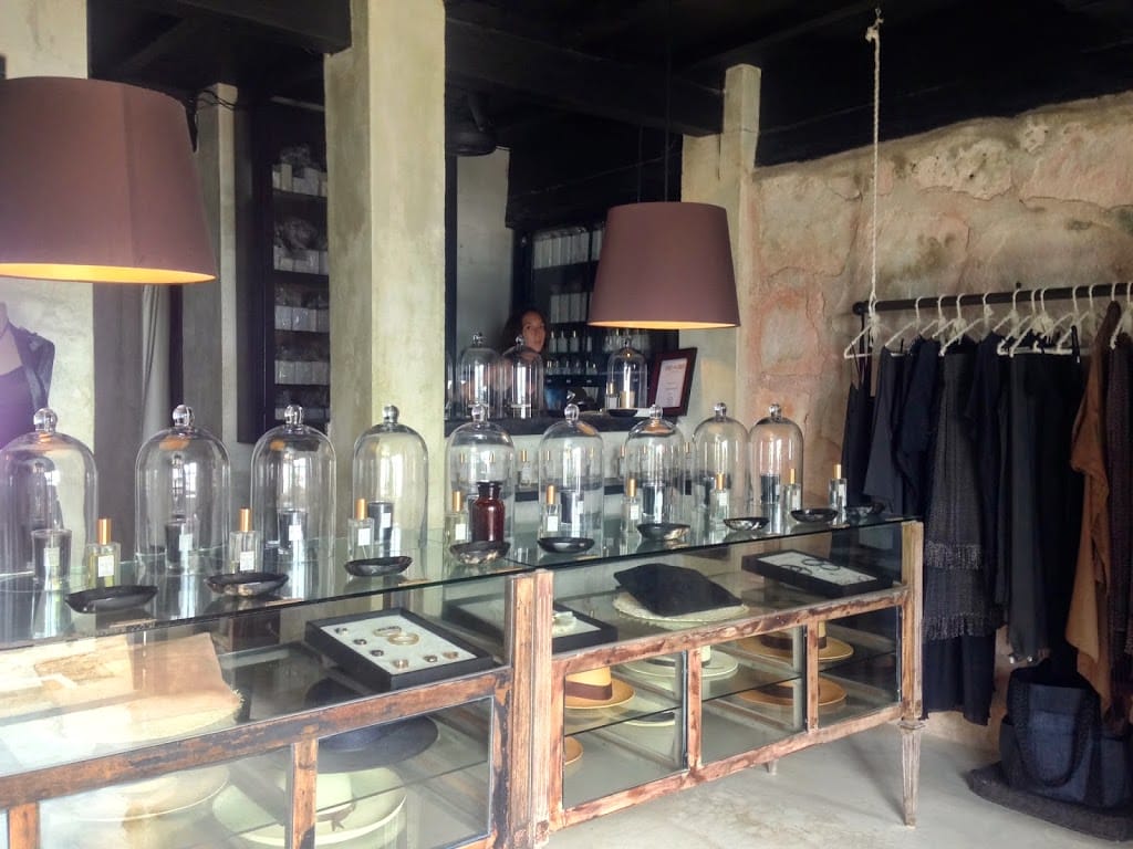 The perfume store in Coqui Coqui Hotel, Tulum Mexico