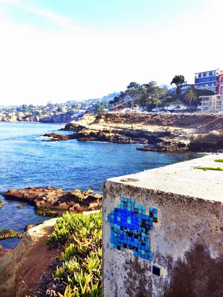 Space Invader in La Jolla
