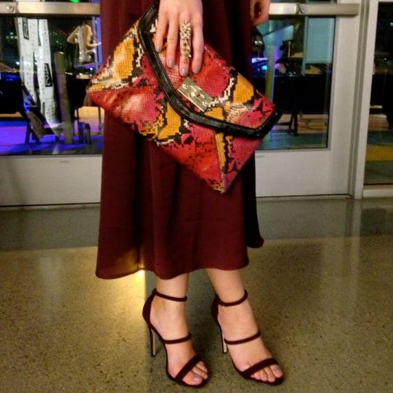Accessories of the night for Fashion Week San Diego 2014 Night 2