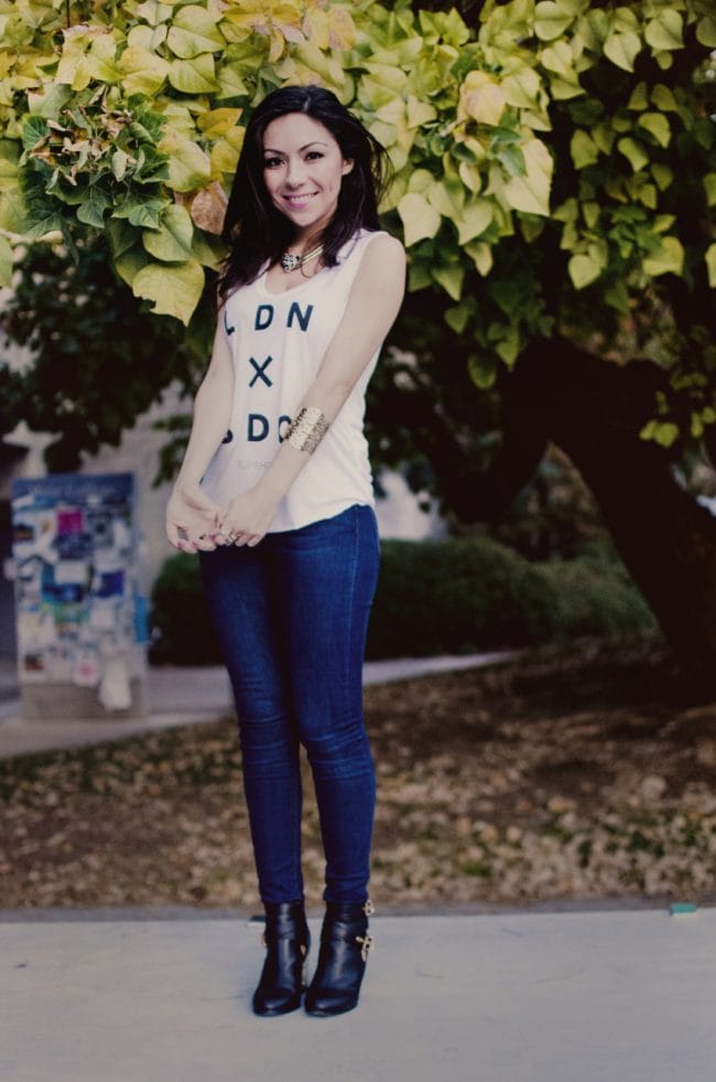 Under the yellow tree