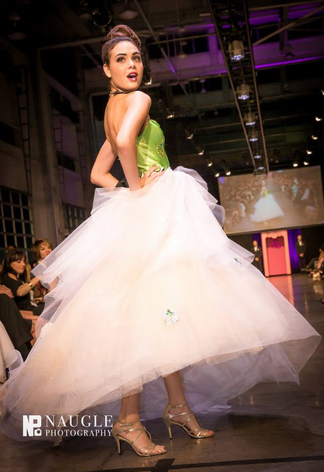 Strapless Tulle Dress by WishNow by Victoria Roberts on Fashion Week San Diego 2014 Finale Night