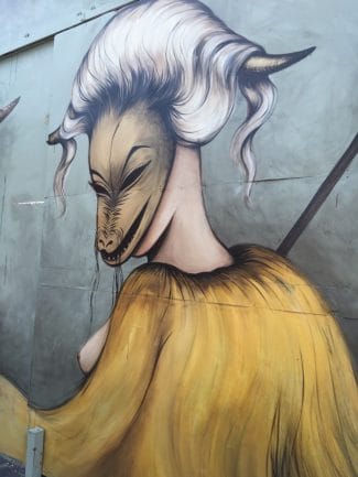 Miss Van mural in Wynwood Walls, Miami
