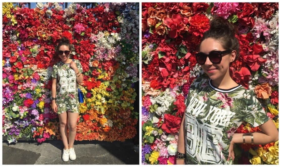 Flower gate by Fafi in Wynwood Walls Miami