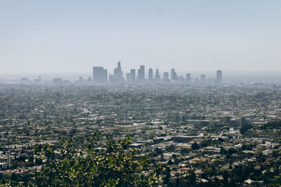 View of Los Angeles from Griffith Observatory