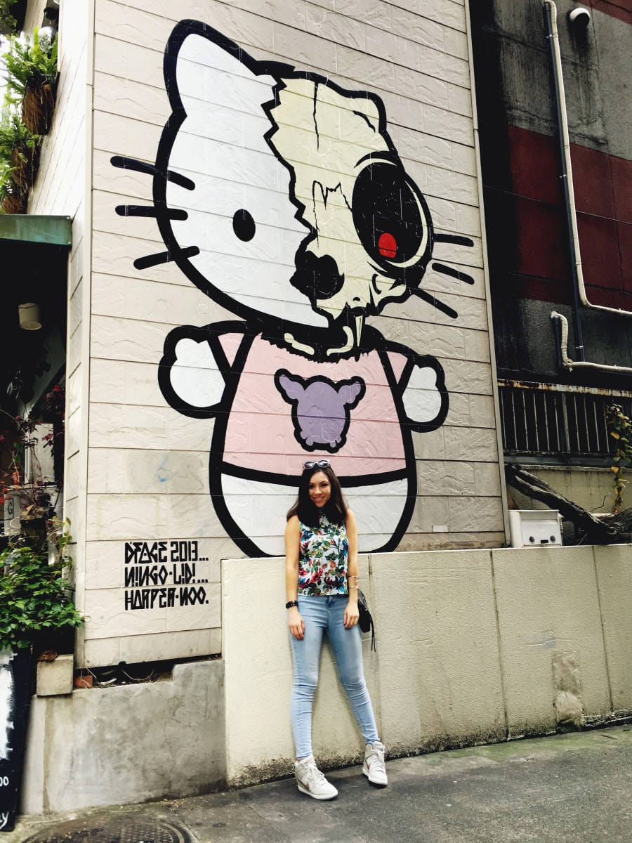 Hello Kitty Mural Shibuya Tokyo