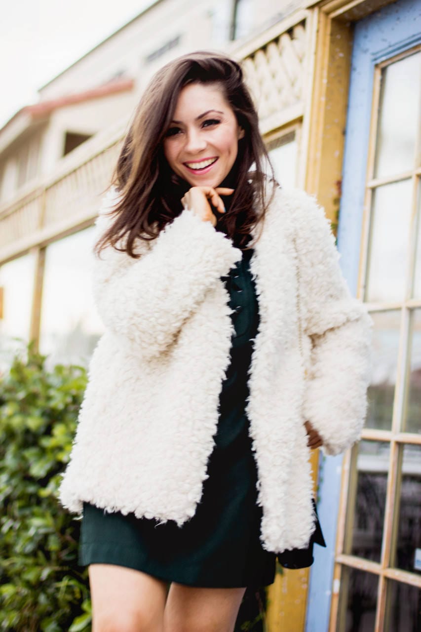 How to style a Faux fur jacket
