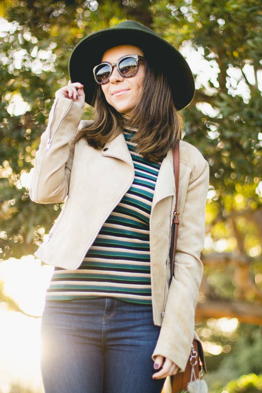 Wool felt panama hat