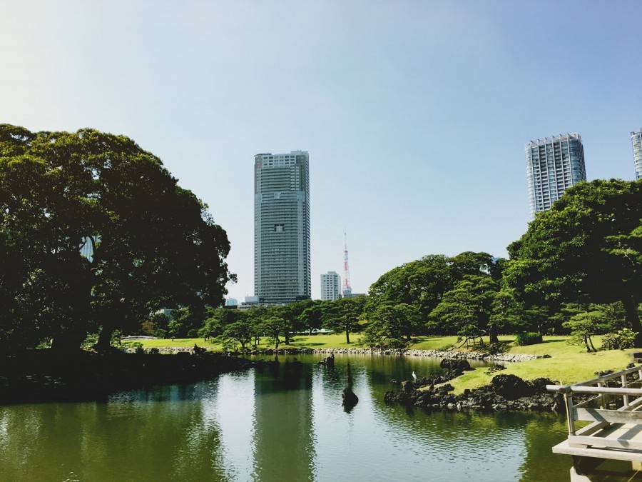 Hamarikyu Gardens Tokyo Japan