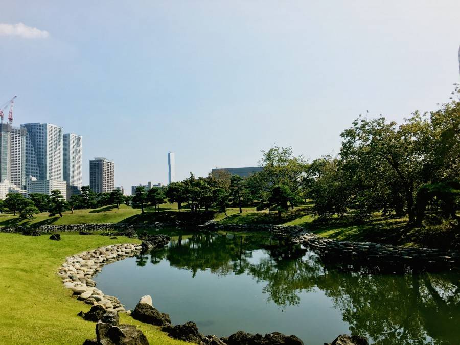 Hamarikyu Gardens Tokyo Japan