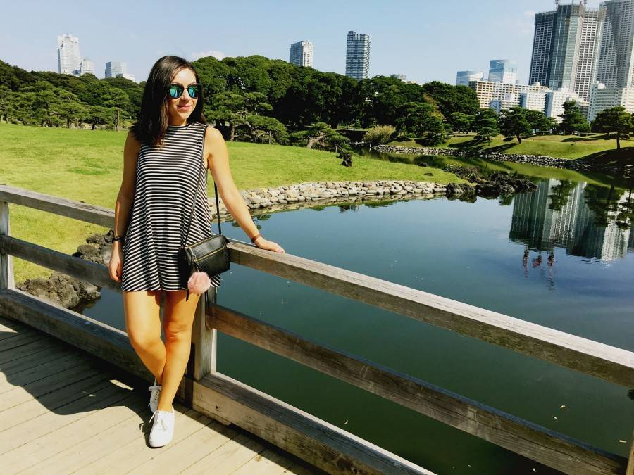 Style with Nihan in Hamarikyu Gardens Tokyo Japan