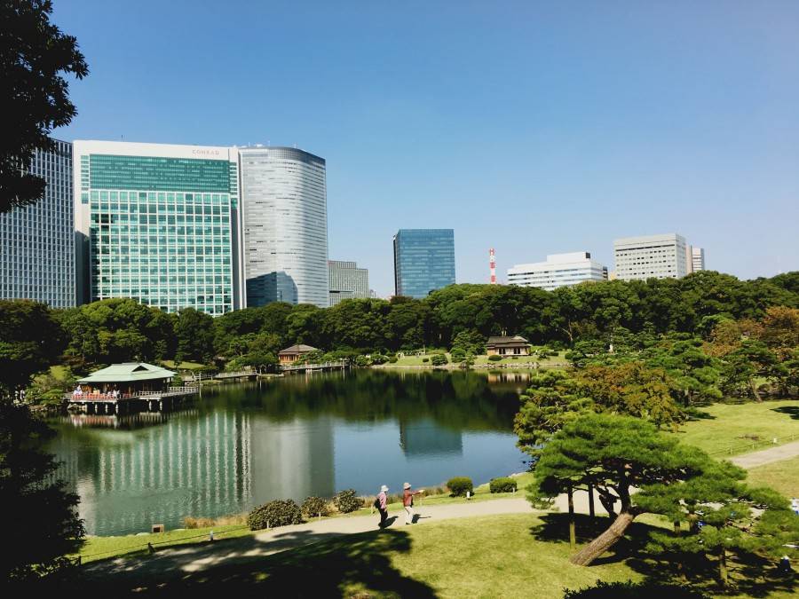 Hamarikyu Gardens Tokyo Japan