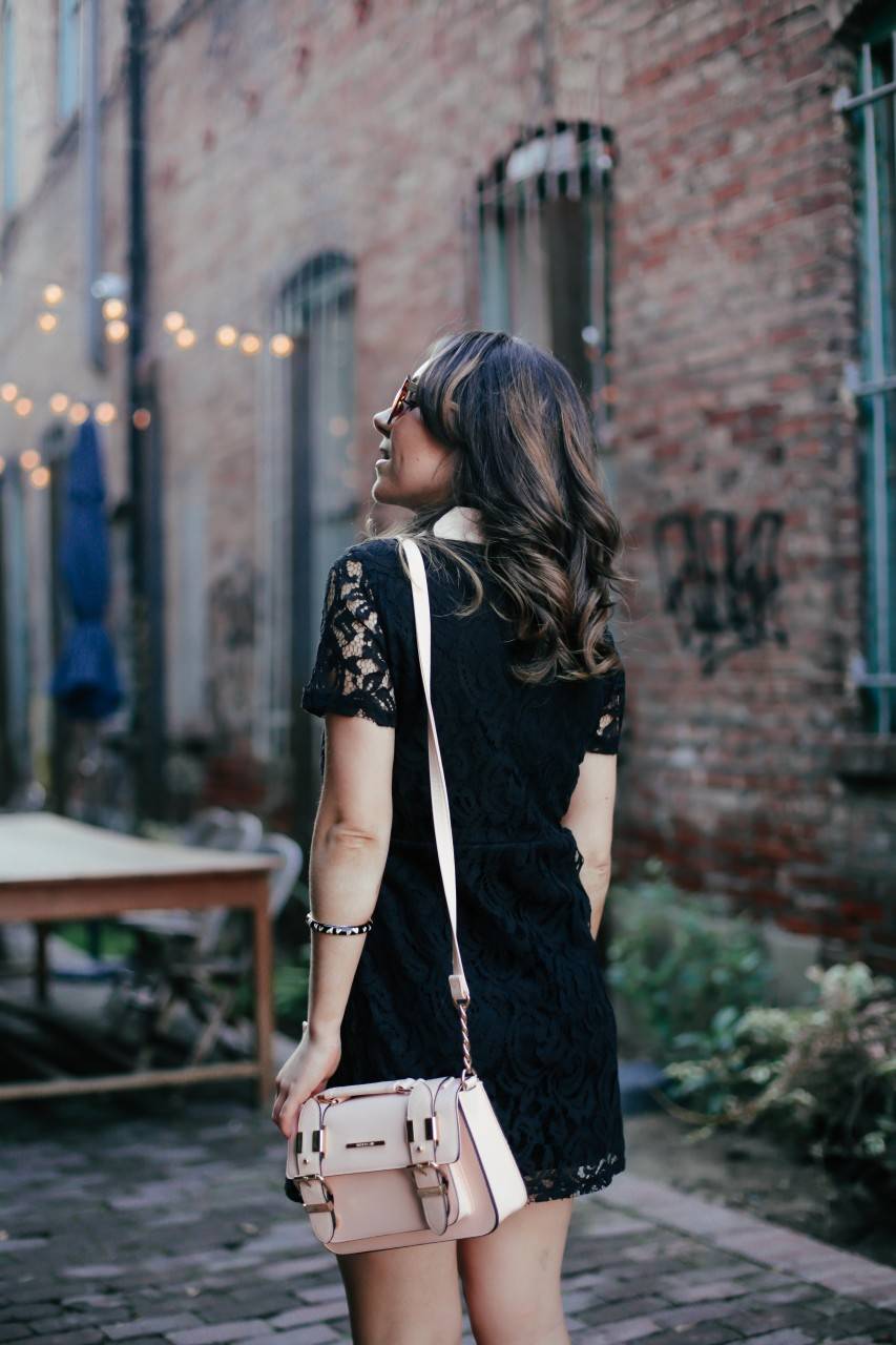Little black lace dress - Style with Nihan