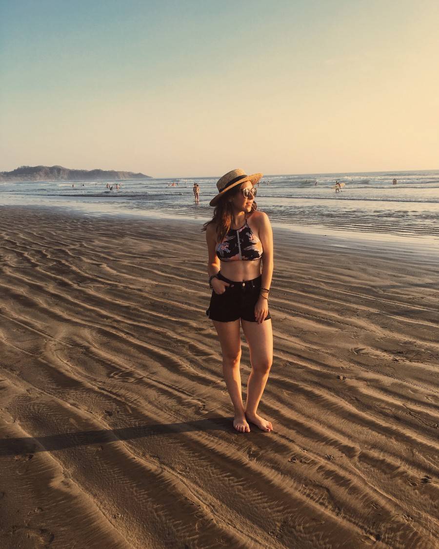 Top Five Bikinis - Sunset in Costa Rica Beach