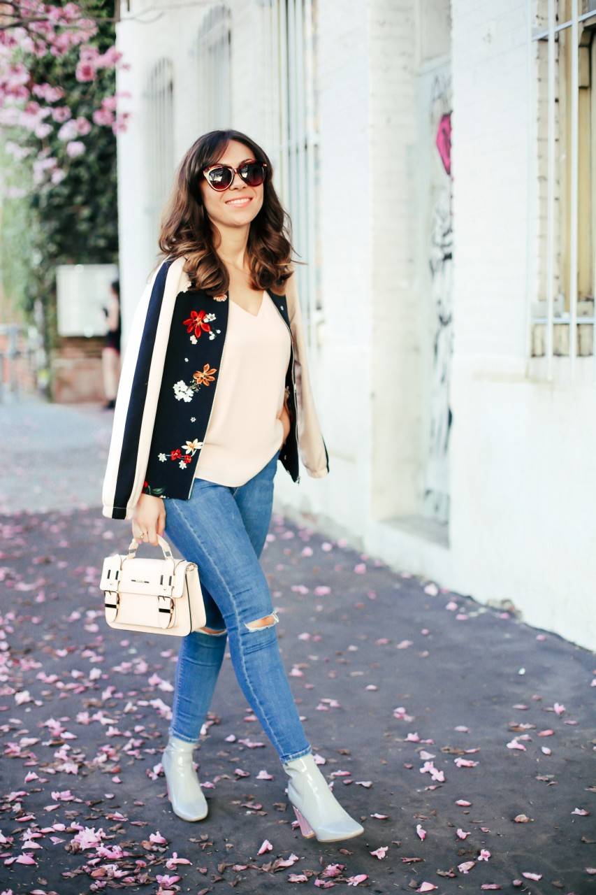 Printed bomber jacket style - Style with Nihan