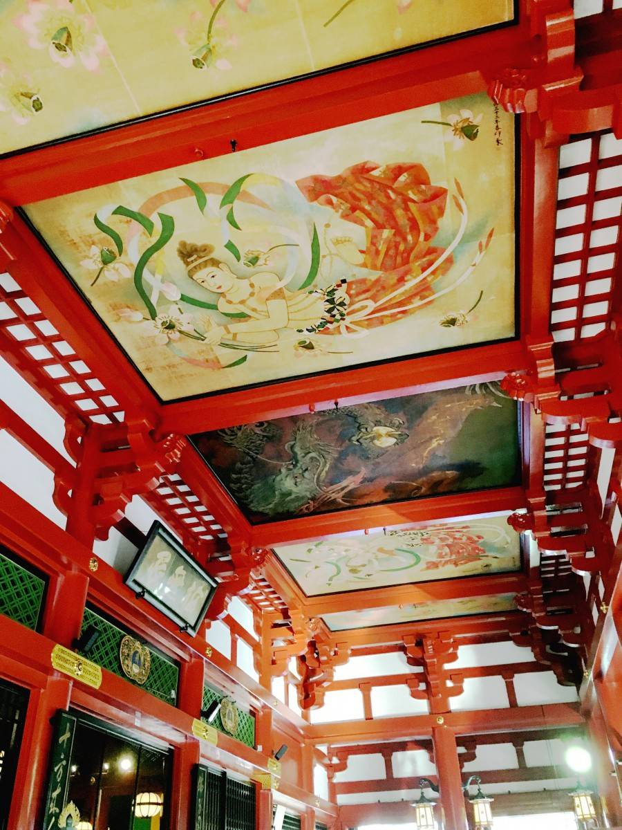 Ceilings Sensoji Temple Asakusa Ceiling floor pattern