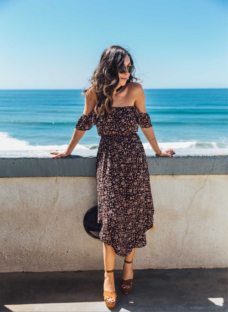 chinese dress ladies Coachella Maxi Dress – y&i clothing boutique main image 0