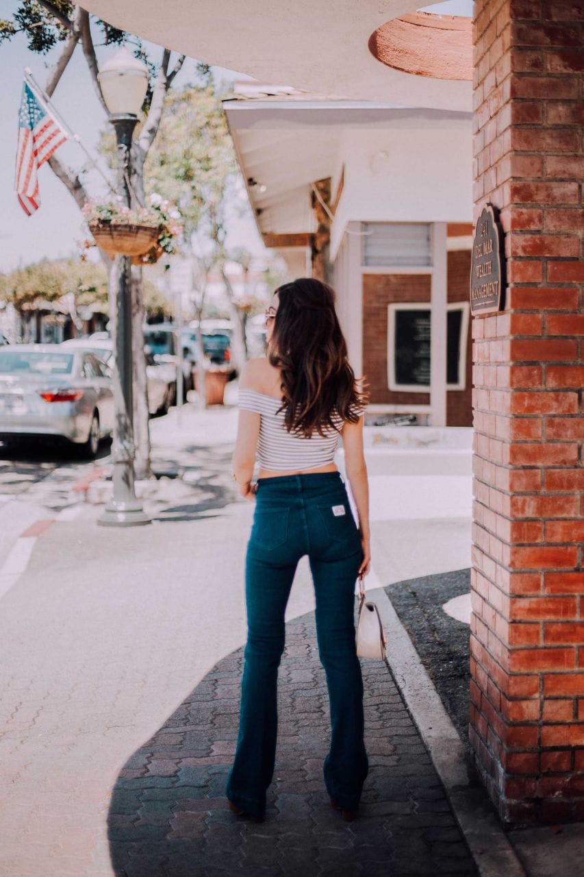 how to style flare jeans 