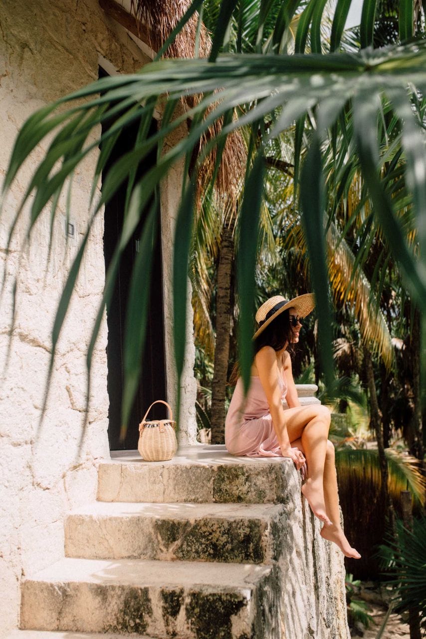 Travel Blogger NIhan at Nest Tulum in Mexico