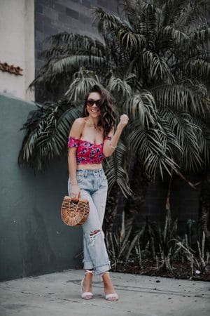 My new favorite distressed denim for the summer: Levi's 501 Crop Jeans from ShopBop