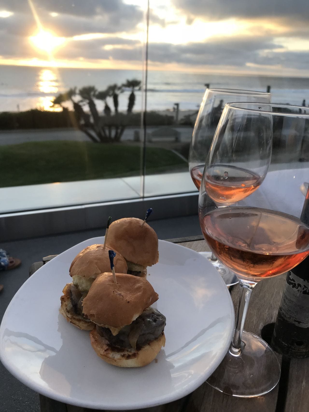 Sliders and Rosé at JRDN Tower23 Hotel San Diego