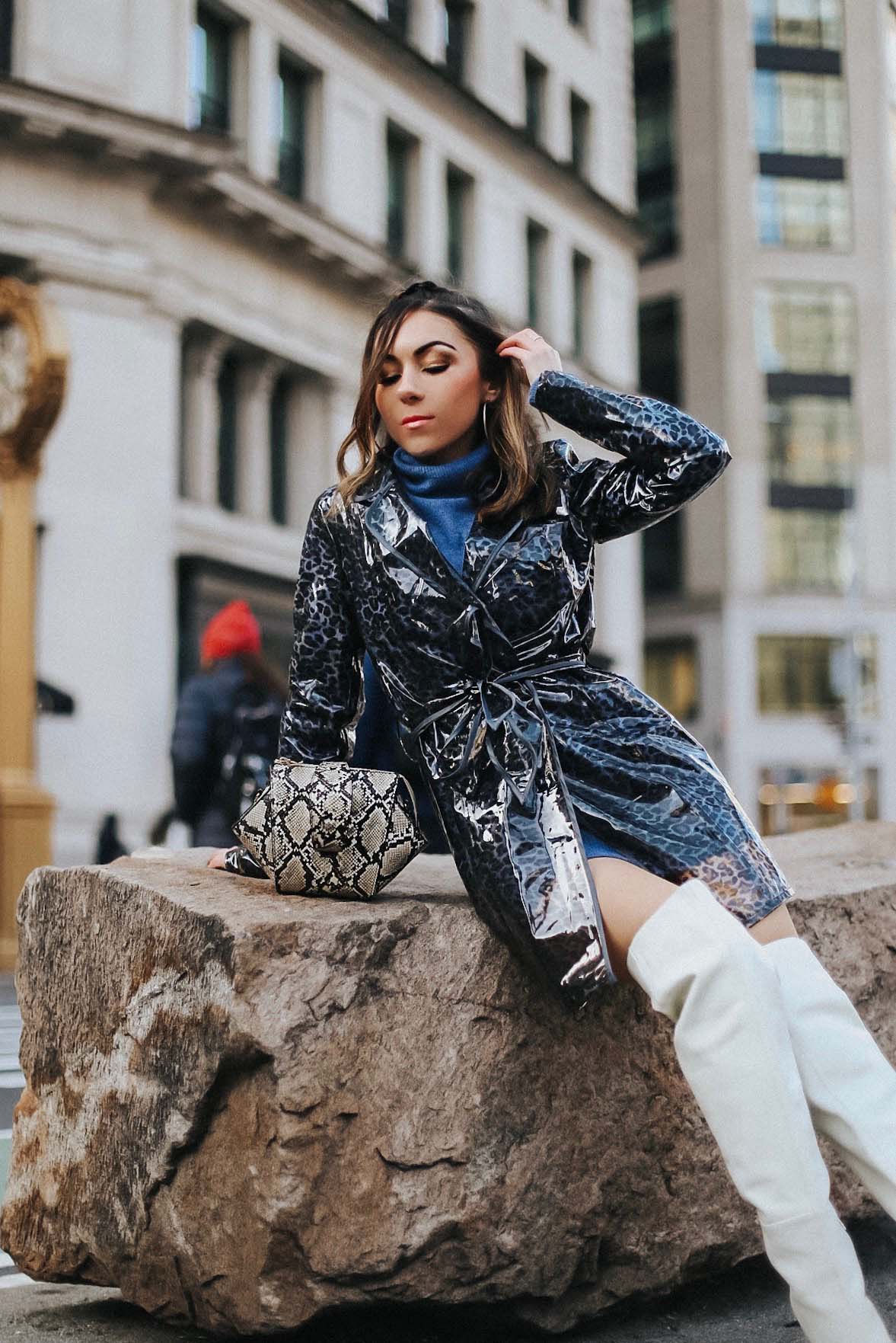 Clear trench new arrivals coat