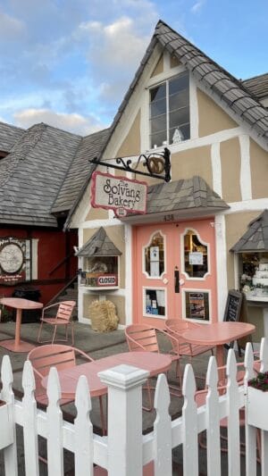 Solvang cute bakery Scandinavian architecture